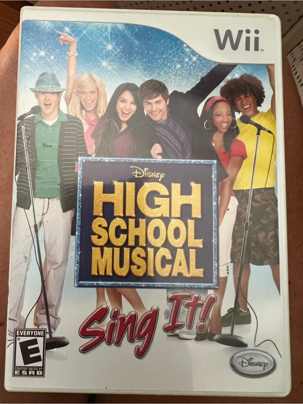Disney High School Musical Sing It! Wii Game - Gold, Blue, White, Red